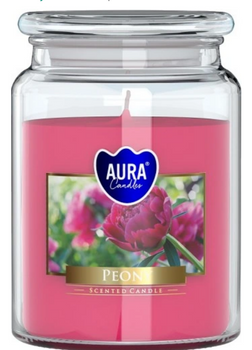 Bispol Świeca Zapachowa w Szkle 500 g   Piwonia