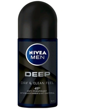 Nivea Antyperspirant Roll-On Men Deep Dry&Clean Feel 50 ml