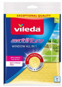 Vileda Ściereczka Actifibre Okna,szyby,lustra