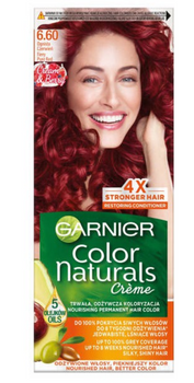 Garnier Color Naturals Creme Farba do włosów 6.60 Ognista Czerwień 60 ml
