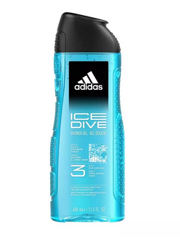 Adidas Ice Dive 3w1 Żel Pod Prysznic Dla Mężczyzn 400 ml