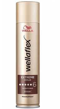Wellaflex 6 Extreme Hold Lakier do włosów bardzo mocny 250 ml