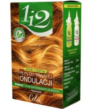 Celia Płyn do Trwałej Ondulacji Ziołowy z Keratyną Normalny  160 ml