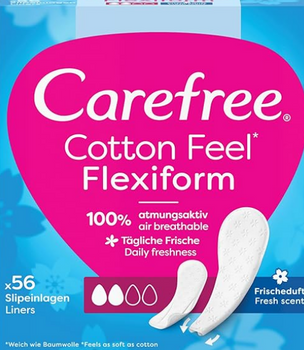 Carefree Wkładki Cotton Feel Normal Size 56 szt