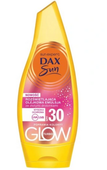 Dax Sun Emulsja Rozświetlająca Olejkowa do Opalania Glow Turbo SPF 30 175 ml
