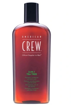 American Crew Tea Tree 3w1 Szampon Żel Odżywka 250 ml