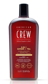 American Crew 3 in 1 Ginger + Tea Gel 1000 ml