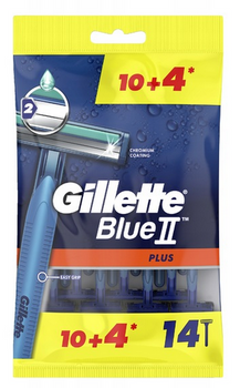 Gillette Blue 2 Plus Maszynka jednorazowa do golenia 10+4 szt