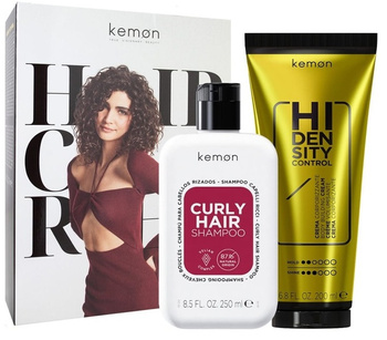 KEMON KREM HI DENSITY CONTROL + SZAMPON CURLY ZESTAW Prezentowy Włosy Kręcone