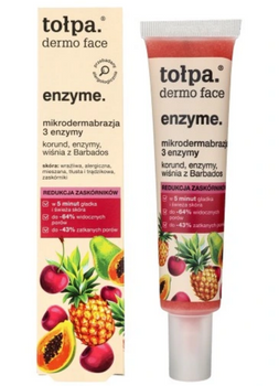 Tołpa Dermo Face Enzyme Mikrodermabrazja 3 enzymy usuwająca zaskórniki 40 ml
