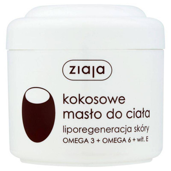 Ziaja Kokosowe Masło do ciała 200ml  liporegeneracja skóry Omega3+Omega6+Wit.E