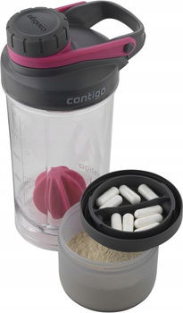 Contigo 43 Water Bottle S&G Comp Wilberry Pink 650ml 1000-0647