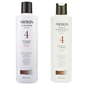 NIOXIN 4 Zestaw Duo 2x300ml Szampon+Odżywka