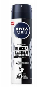 Nivea Black & White Invisible Original Antyperspirant w Sprayu 150 ml