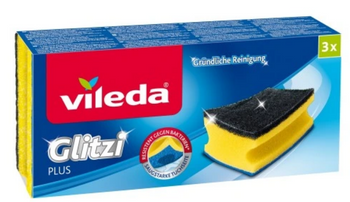 Vileda Zmywak Profilowany Glitzi Plus 3 szt