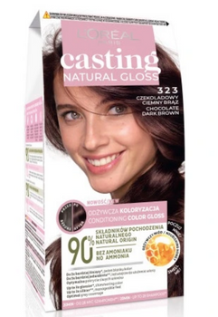 L'Oreal Paris Casting Creme Gloss Farba do włosów 323 Czekoladowy Brąz
