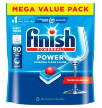 Finish Powerball Power Kapsułki do zmywarki 90 szt