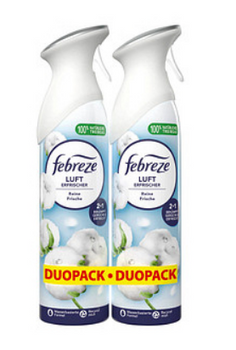 Febreze Odświeżacz powietrza Świeża Bawełna Spray / Air Freshener Spray Cotton Fresh  2×185 ml