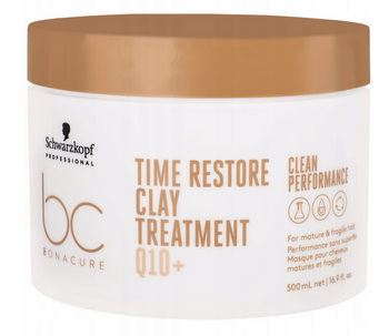 Schwarzkopf BC Time Restore Clay Q10+ Mask 500 ml
