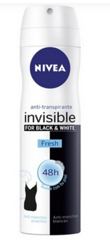 Nivea Women Invisible White & Black Fresh Blue Dezodorant 200 ml
