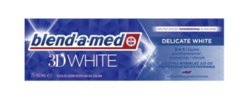 Blend-A-Med Pasta do zębów 3D White Delicate White 75 ml  Delikatne wybielanie