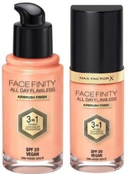 Max Factor Facefinity All Day Flawless Podkład 3 w 1 64 Rose Gold  30 ml