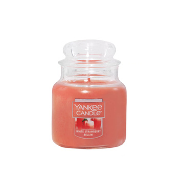 Yankee Candle Small Jar White Strawberry Bellini 104g