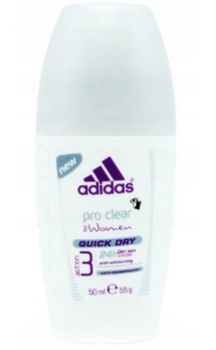 Adidas Woman Pro Clear White Antyperspirant dla kobiet roll on 50 ml