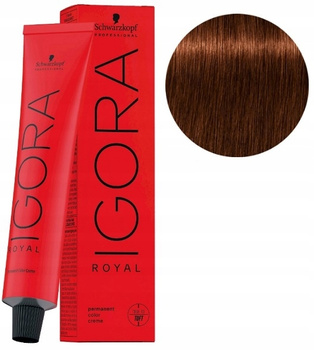 Schwarzkopf Farba Igora Royal 60ml 5-7 JASNY BRĄZ MIEDZIANY