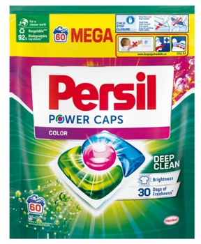 Persil Power Caps Kapsułki do Prania Koloru 60 szt