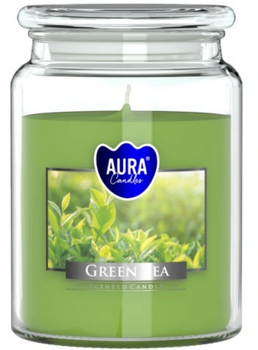 Bispol Świeca Zapachowa w Szkle 500 g Zielona Herbata