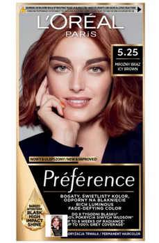 L'Oreal Paris Recital Farba do włosów Mroźny Kasztan M2 5.25 Antigua