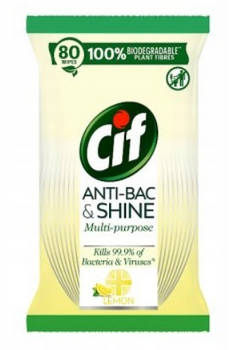 Cif Anti-Bac Husteczki uniwersalne czyszczenie wielofunkcyjne 80 szt