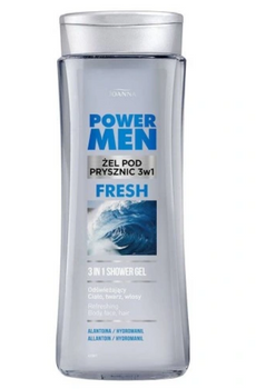 Joanna Power Men Żel pod prysznic 3w1 FRESH Alantoina i Hydromanil 300 ml
