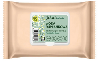 Luba Papier toaletowy nawilżany Woda Rumiankowa 50 szt
