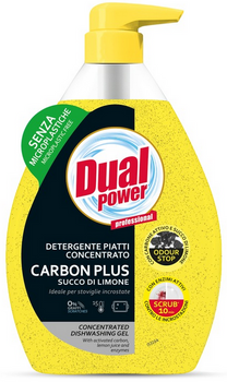 Dual Power Carbon Limone Płyn do naczyń z pompką 600 ml