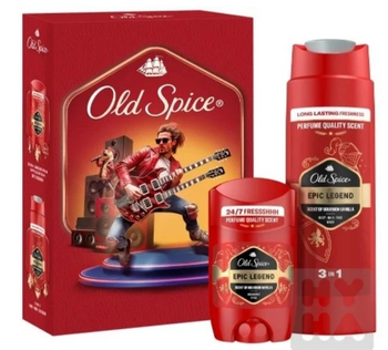 Zestaw prezentowy Old Spice Epic Legend  Dezodorant w sztycie 50 ml + Żel pod prysznic 250 ml