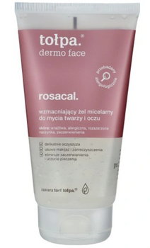 TOŁPA Dermo Face Rosacal Żel Micelarny wzmaniający do mycia twarzy i oczu 150 ml