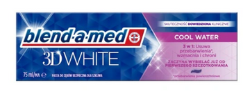 Blend-A-Med Pasta do zębów 3D White Fresh Cool Water 75 ml  Usuwa przebarwienia