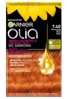 Garnier Olia Farba do włosów 7.40 Intensywna Miedź
