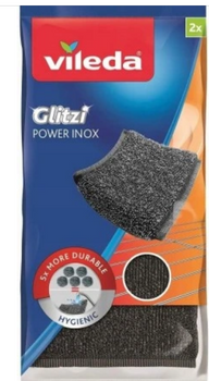 Vileda Zmywak Glitzi Power Inox Pad Vileda 2 szt