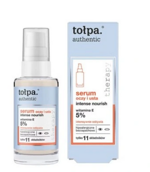 Tołpa Authentic Serum intensywnie odżywiające oczy i usta intense nourish 30 ml