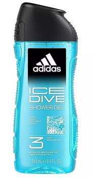 Adidas Ice Dive 3W1 Żel pod prysznic 250 ml