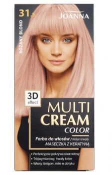 Joanna Multi Cream Color Farba do włosów Różany Blond 31.5