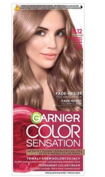 Garnier Color Sensation Farba do włosów 8.12 Opalizujący Różowy Blond