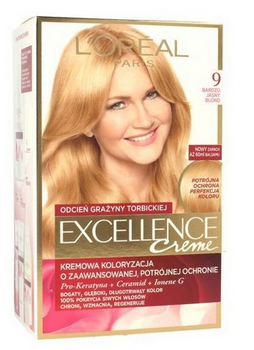 L'Oreal Paris Excellence Creme Farba do włosów  9 Bardzo Jasny Blond