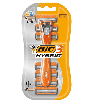 Bic maszynka na wkłady do golenia bic hybrid 6+1 (6 wkładów+rączka)