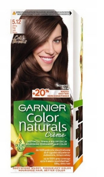 Garnier Color Naturals Creme Farba do włosów 5.12 Zimny Brąz 60 ml
