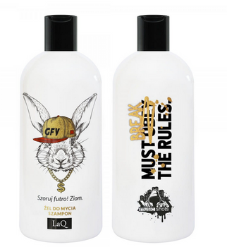 Laq Żel do mycia i szampon do włosów 2w1 300 ml KRÓLIK