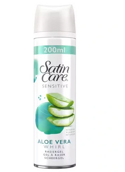 Gillette Satin Care Sensitive Aloe Vera Żel do golenia 200 ml